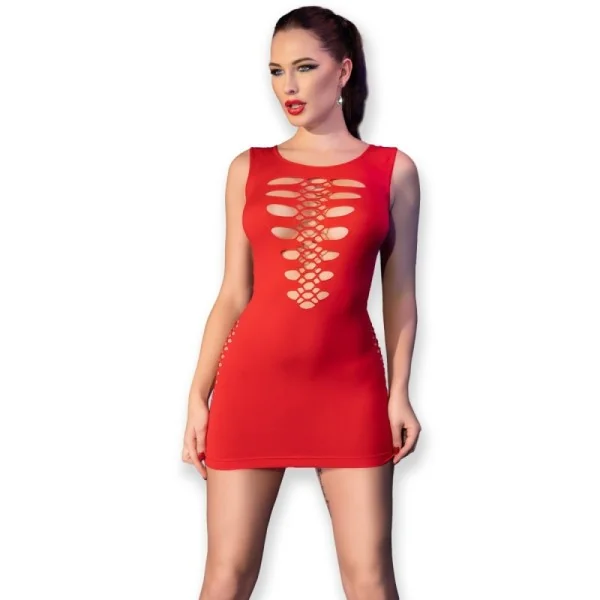 Nahtloses Minikleid CR4622 rot von Chilirose kaufen | Fesselliebe