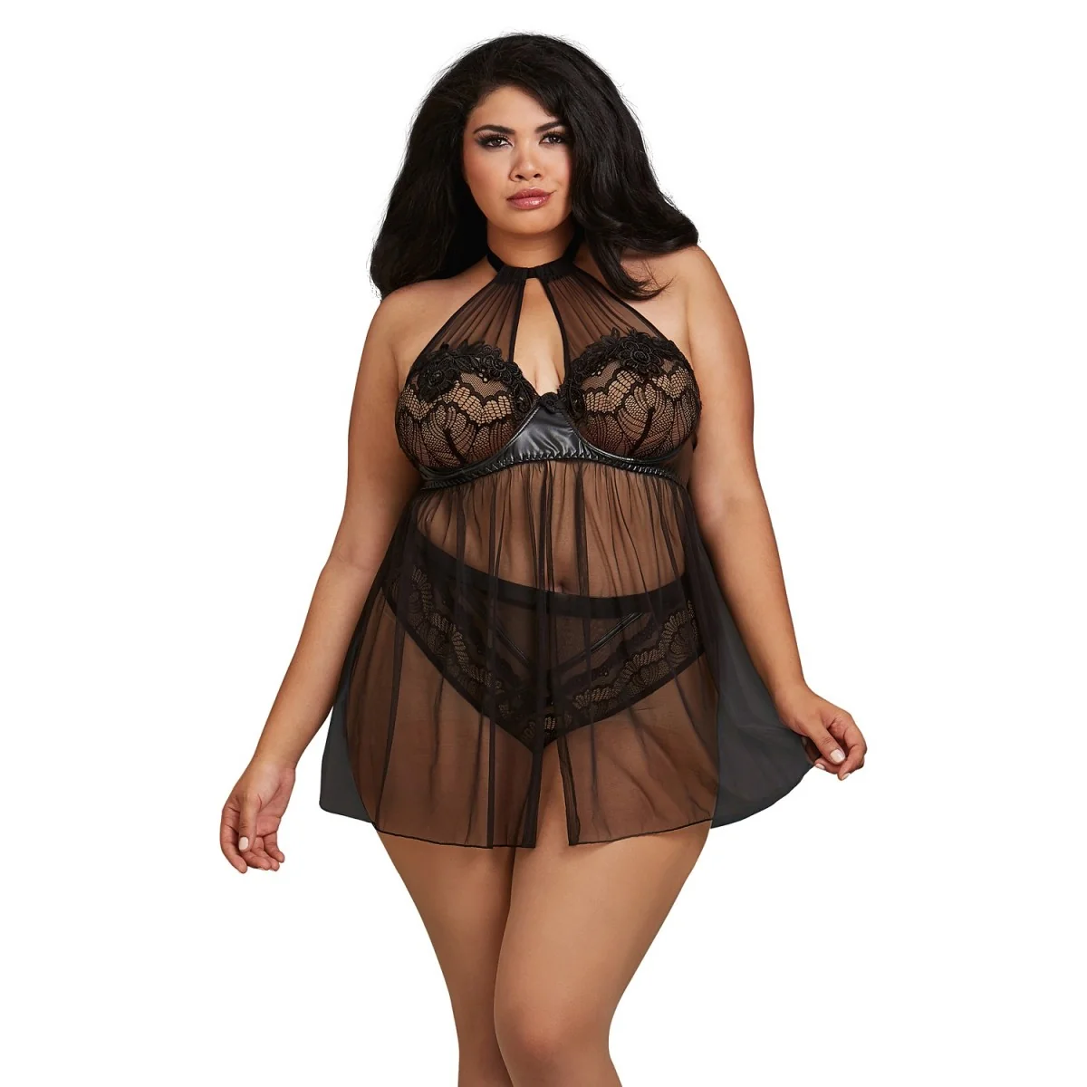 Babydoll DR11796 schwarz von Dreamgirl kaufen | Fesselliebe