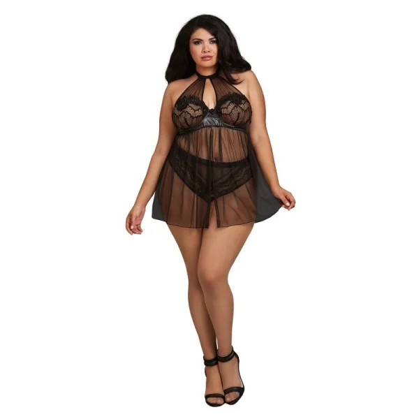 Babydoll DR11796 schwarz von Dreamgirl kaufen | Fesselliebe