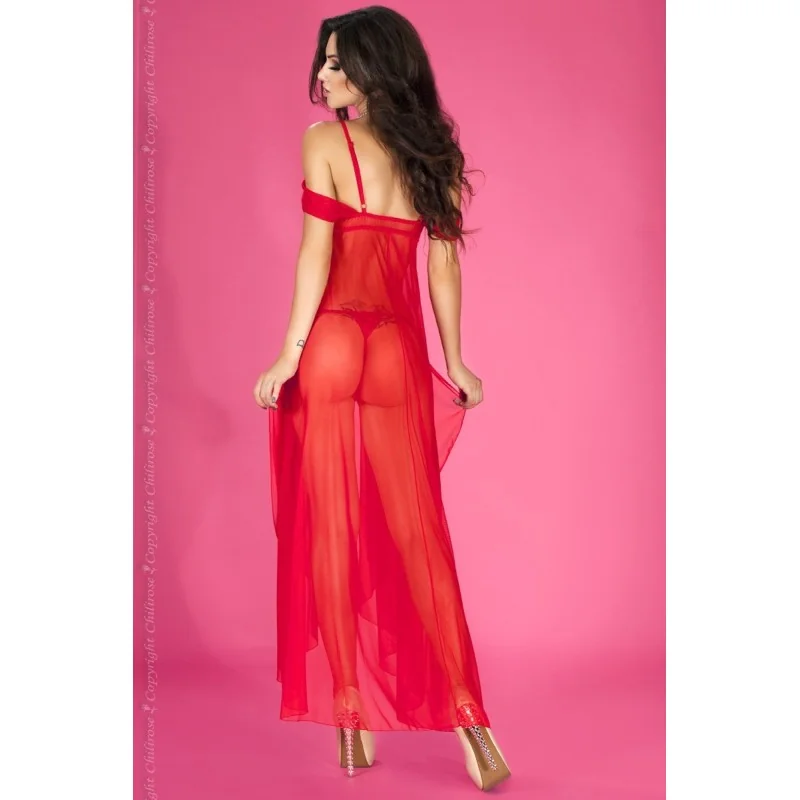 Langes Babydoll CR3716 rot von Chilirose kaufen | Fesselliebe 2