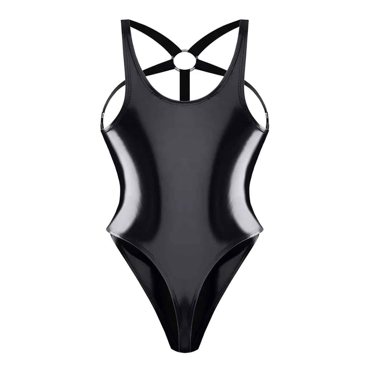 Brustfreier Lack Body TDTanja001 von Demoniq Total Domination Collection kaufen | Fesselliebe