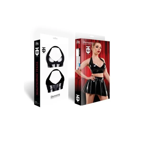 Schwarzes Damen-Top Tdbettina001 von Demoniq Total Domination Collection kaufen | Fesselliebe