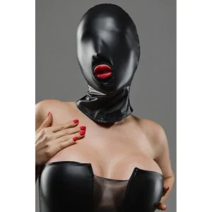 Maske Tdmaskblack003 Schwarz von Demoniq Total Domination Collection kaufen | Fesselliebe