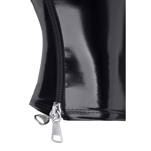 Maske Tdmaskblack002 Schwarz/Rot von Demoniq Total Domination Collection kaufen | Fesselliebe