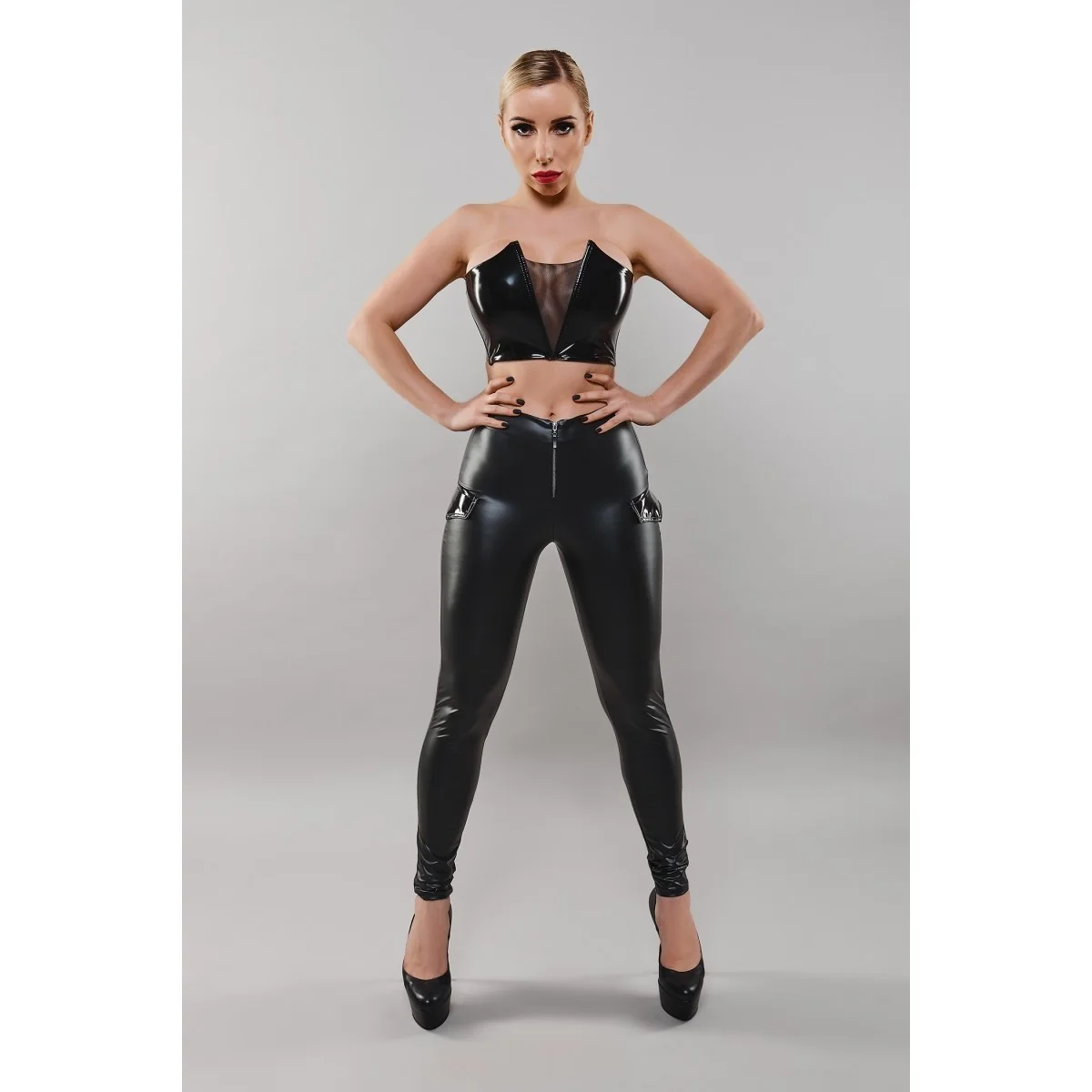 Schwarzes Leggings Tdmeike001 von Demoniq kaufen | Fesselliebe