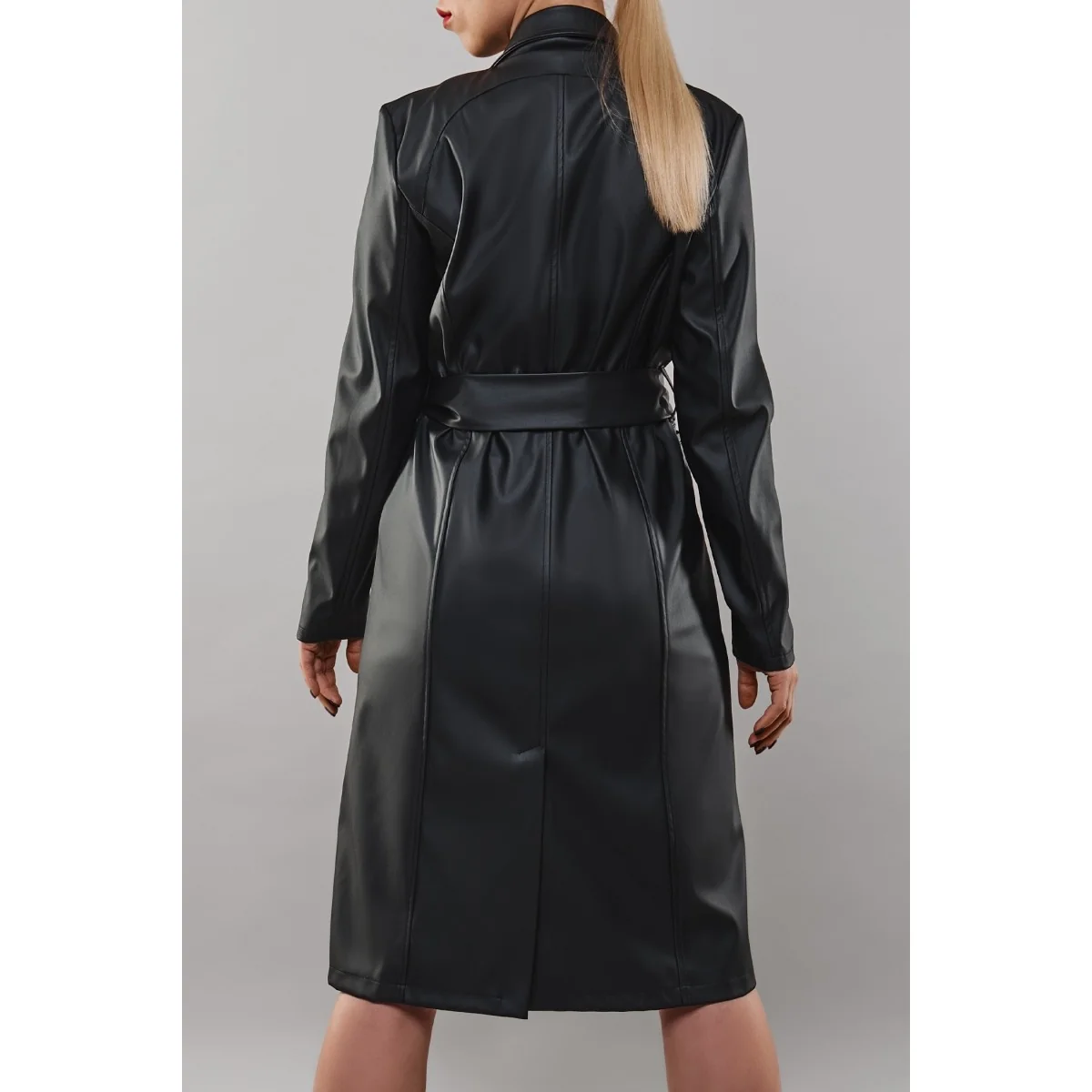 Schwarzer Mantel Tdselina001 von Demoniq Total Domination Collection kaufen | Fesselliebe