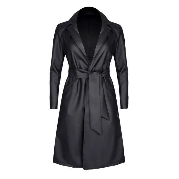 Schwarzer Mantel Tdselina001 von Demoniq Total Domination Collection kaufen | Fesselliebe