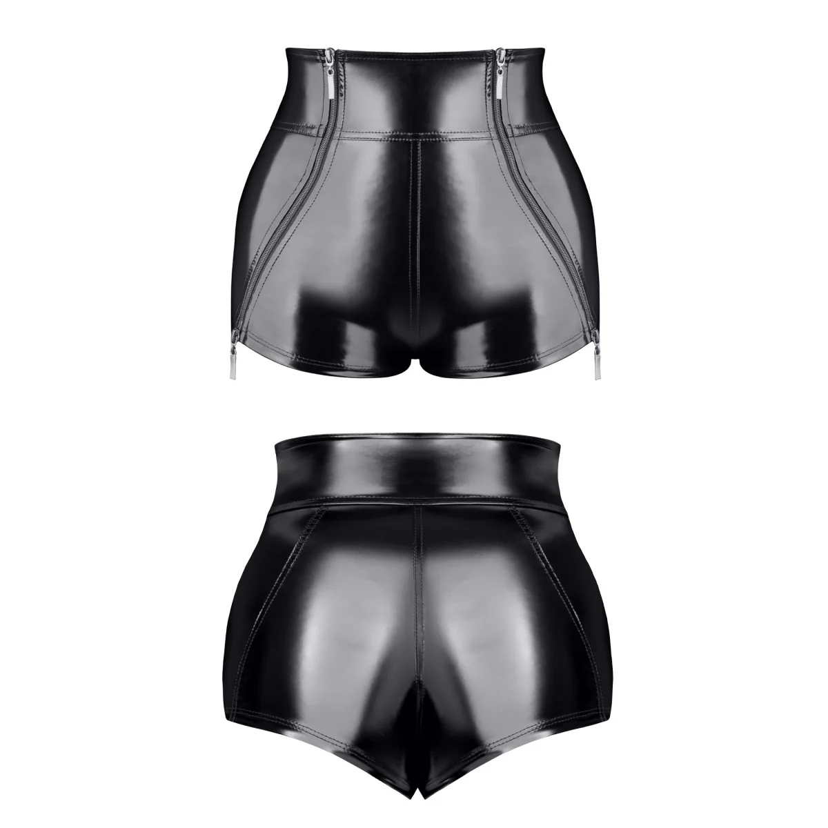 Schwarze Damen Shorts Tdmona001 von Demoniq Total Domination Collection kaufen | Fesselliebe