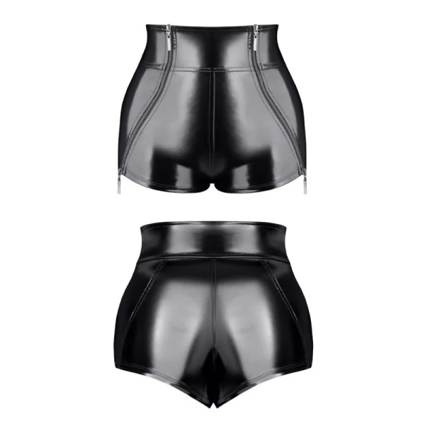 Schwarze Damen Shorts Tdmona001 von Demoniq Total Domination Collection kaufen | Fesselliebe