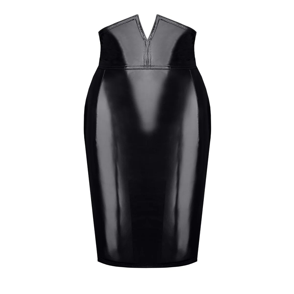 Schwarzer Damen-Rock Tdfinija001 von Demoniq Total Domination Collection kaufen | Fesselliebe