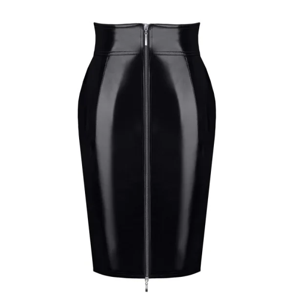 Schwarzer Damen-Rock Tdfinija001 von Demoniq Total Domination Collection kaufen | Fesselliebe