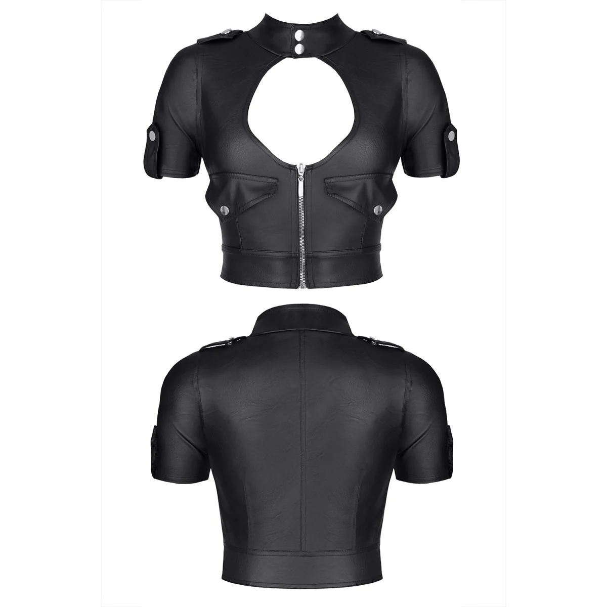 Schwarzes Damen-Top Brenrica001 von Demoniq Black Rose 2.0 Collection kaufen | Fesselliebe