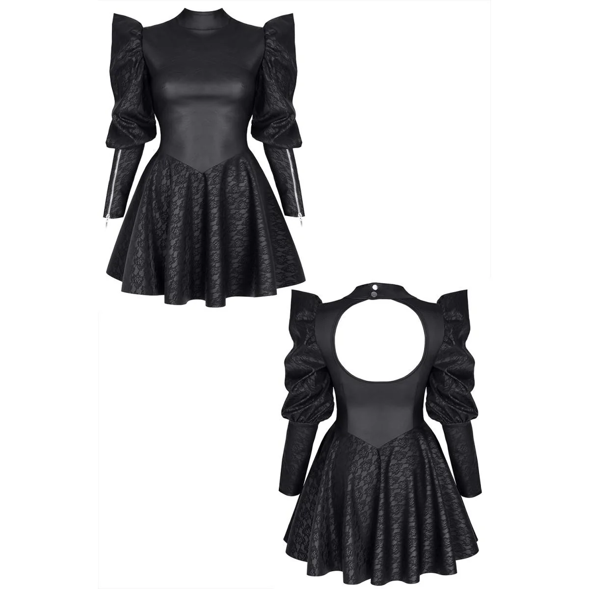 Schwarzes Minikleid Brchiara001 von Demoniq Black Rose 2.0 Collection kaufen | Fesselliebe