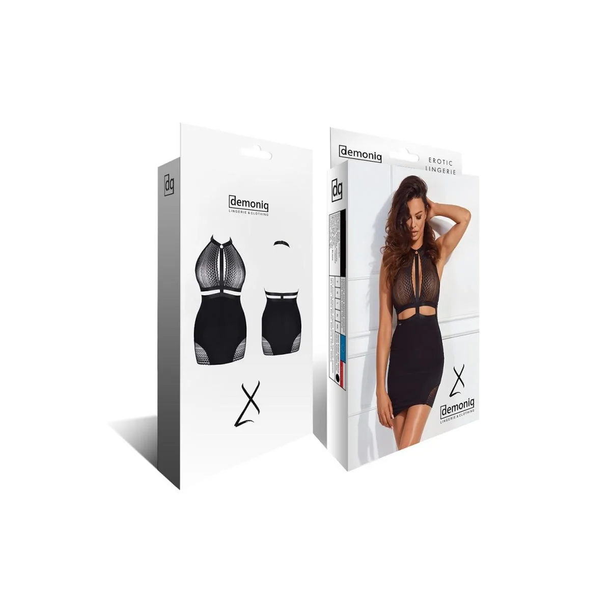 Schwarzes Minikleid Lxmanuela001 von Demoniq Ladyx kaufen | Fesselliebe