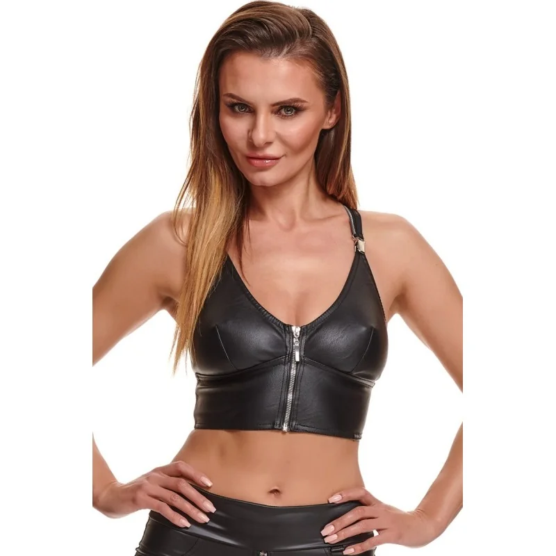 Schwarzes Damen-Top Brzita001 von Demoniq Black Rose 2.0 Collection kaufen | Fesselliebe