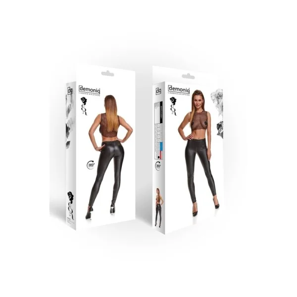 Schwarze Leggings Brgiulia001 von Demoniq Black Rose 2.0 Collection kaufen | Fesselliebe