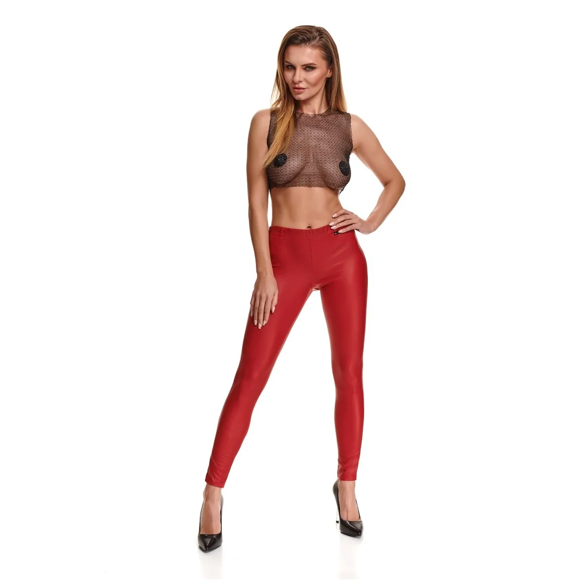 Rote Leggings Brlidia001 von Demoniq Black Rose 2.0 Collection kaufen | Fesselliebe