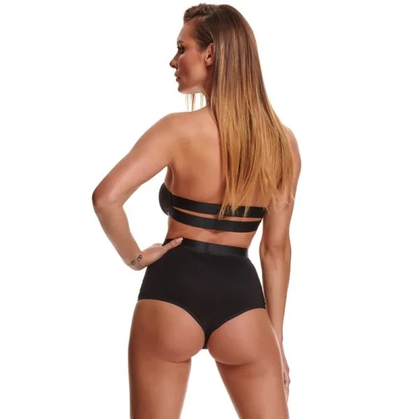 Schwarzes Set Stalessia001 von Demoniq Silver Touch Collection kaufen | Fesselliebe