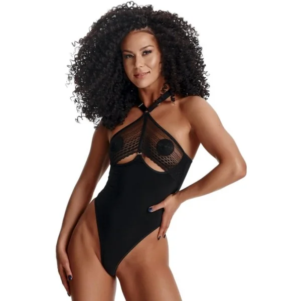 Schwarzer Body Lxtrini001 von Demoniq Ladyx kaufen | Fesselliebe