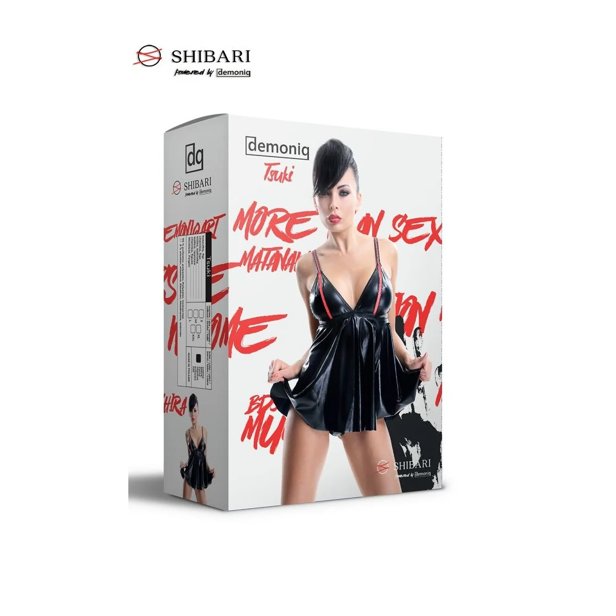 Schwarzes Chemise Tsuki von Demoniq Shibari Collection kaufen | Fesselliebe