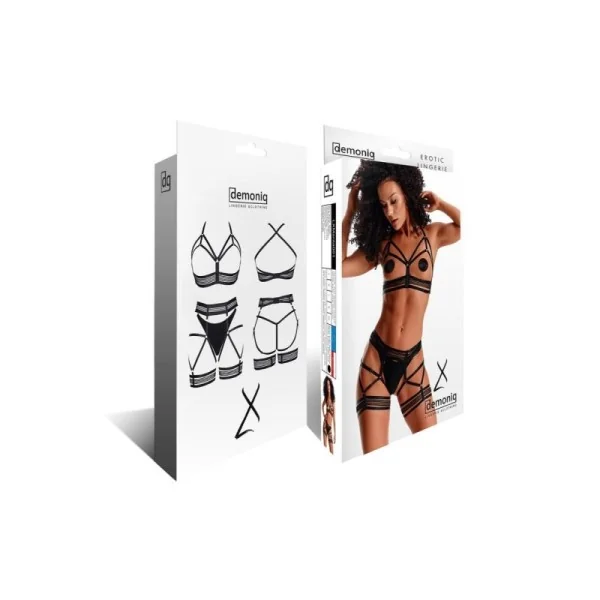 Schwarzes Set Lxmarita001 von Demoniq Ladyx kaufen | Fesselliebe