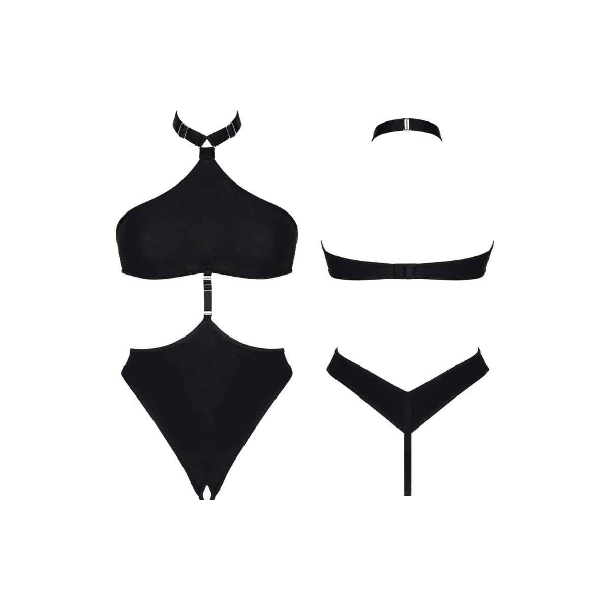 Schwarzer Body Lxnita001 von Demoniq Ladyx kaufen | Fesselliebe