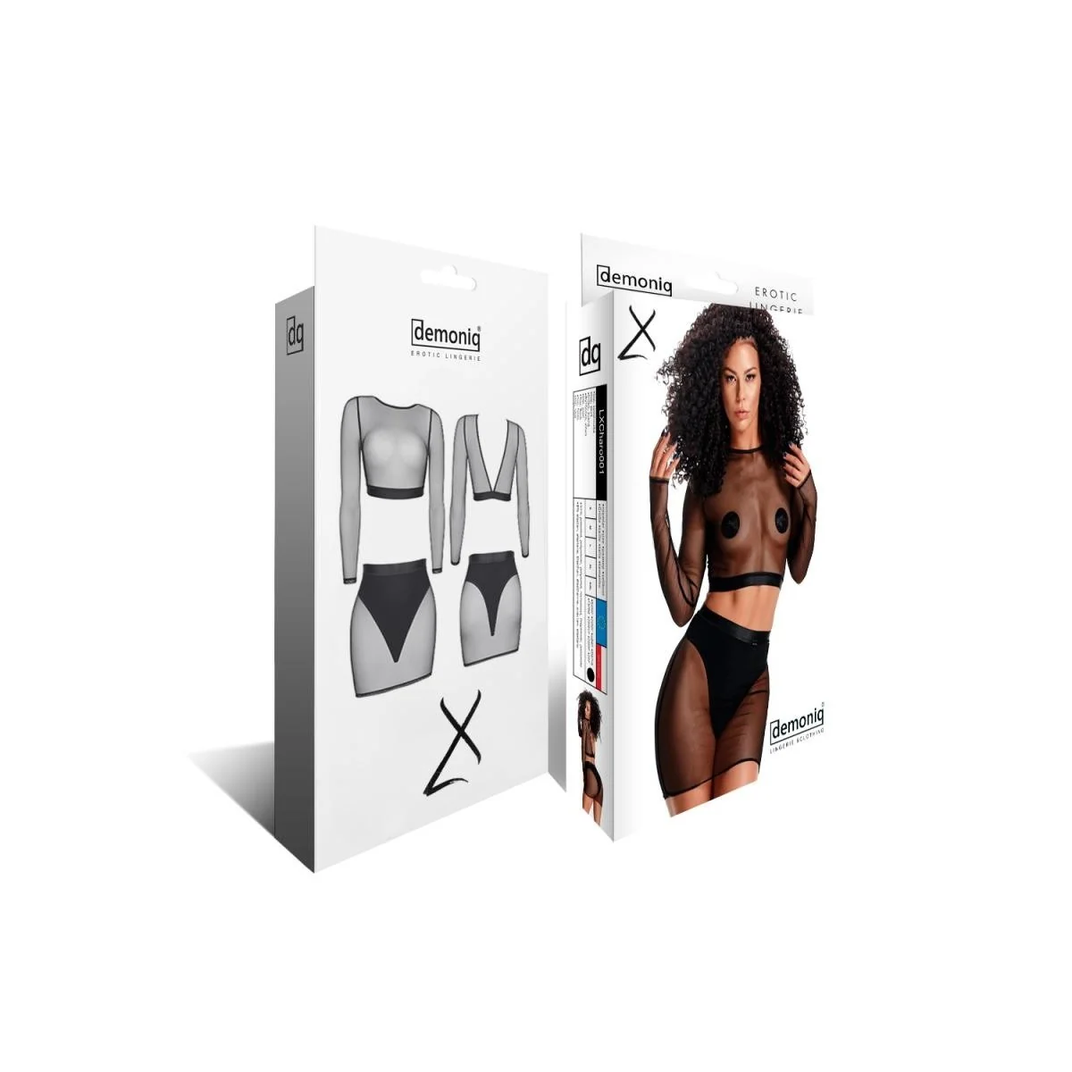 Schwarzes Set Lxcharo001 von Demoniq Ladyx kaufen | Fesselliebe