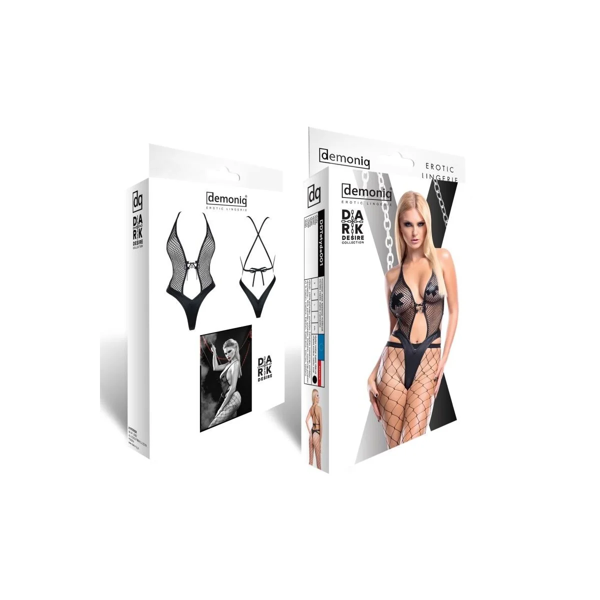 Schwarzer Body Ddtetyda001 von Demoniq Dark Desire Collection kaufen | Fesselliebe