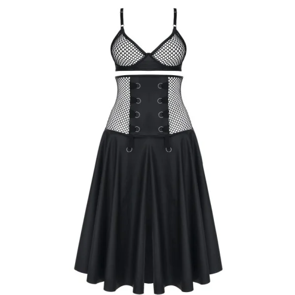 Schwarzes Set Ddselene001 von Demoniq Dark Desire Collection kaufen | Fesselliebe