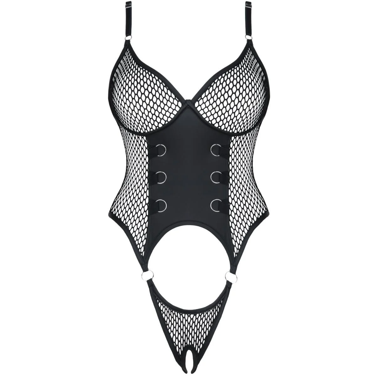 Schwarzer Ouvert Body Ddreja001 von Demoniq Dark Desire Collection kaufen | Fesselliebe