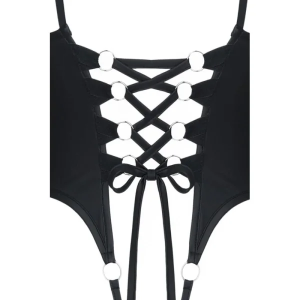 Schwarzer Ouvert Body Ddreja001 von Demoniq Dark Desire Collection kaufen | Fesselliebe