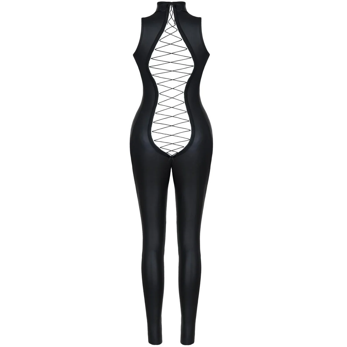 Schwarzer Overall Ddananke001 von Demoniq Dark Desire Collection kaufen | Fesselliebe