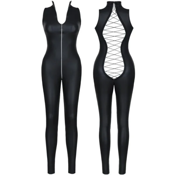 Schwarzer Overall Ddananke001 von Demoniq Dark Desire Collection kaufen | Fesselliebe