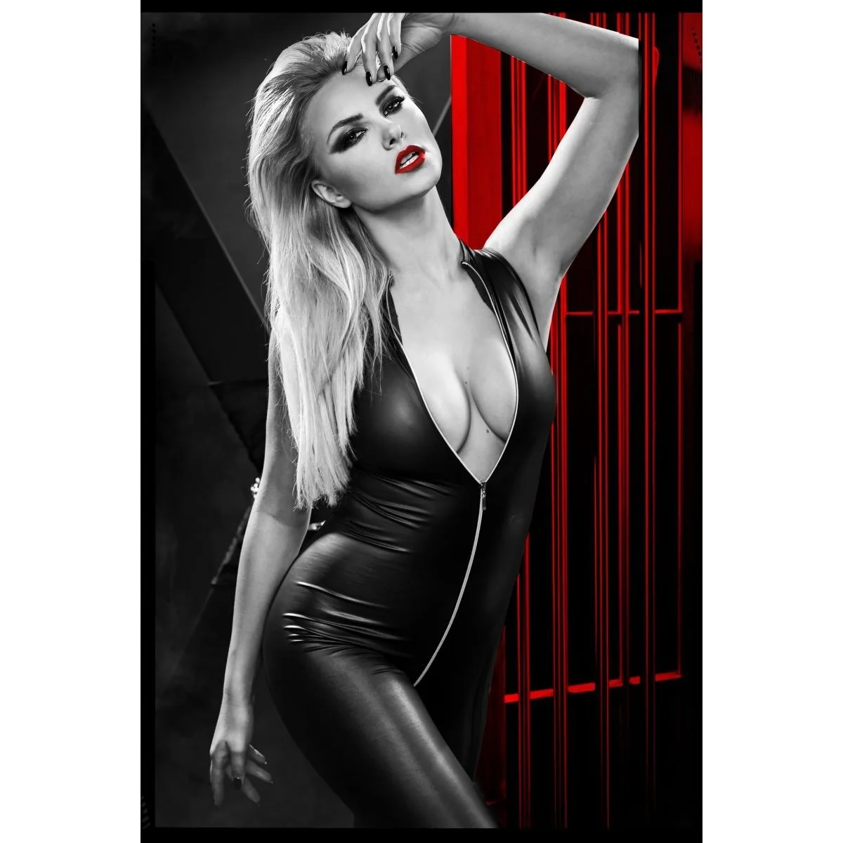 Schwarzer Overall Ddananke001 von Demoniq Dark Desire Collection kaufen | Fesselliebe