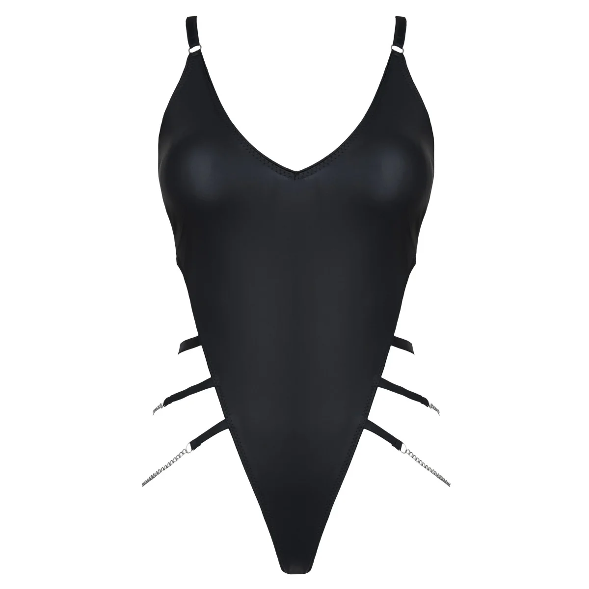 Schwarzer Ketten-Body Ddkery001 von Demoniq Dark Desire Collection kaufen | Fesselliebe