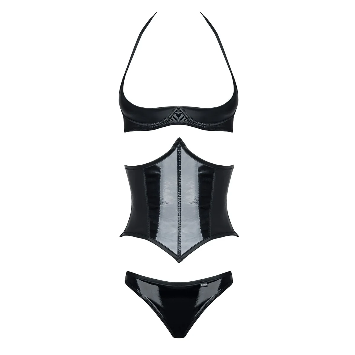 Schwarzes Set De448 von Demoniq Hard Candy Collection kaufen | Fesselliebe