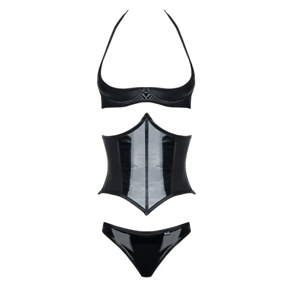 Schwarzes Set De448 von Demoniq Hard Candy Collection kaufen | Fesselliebe