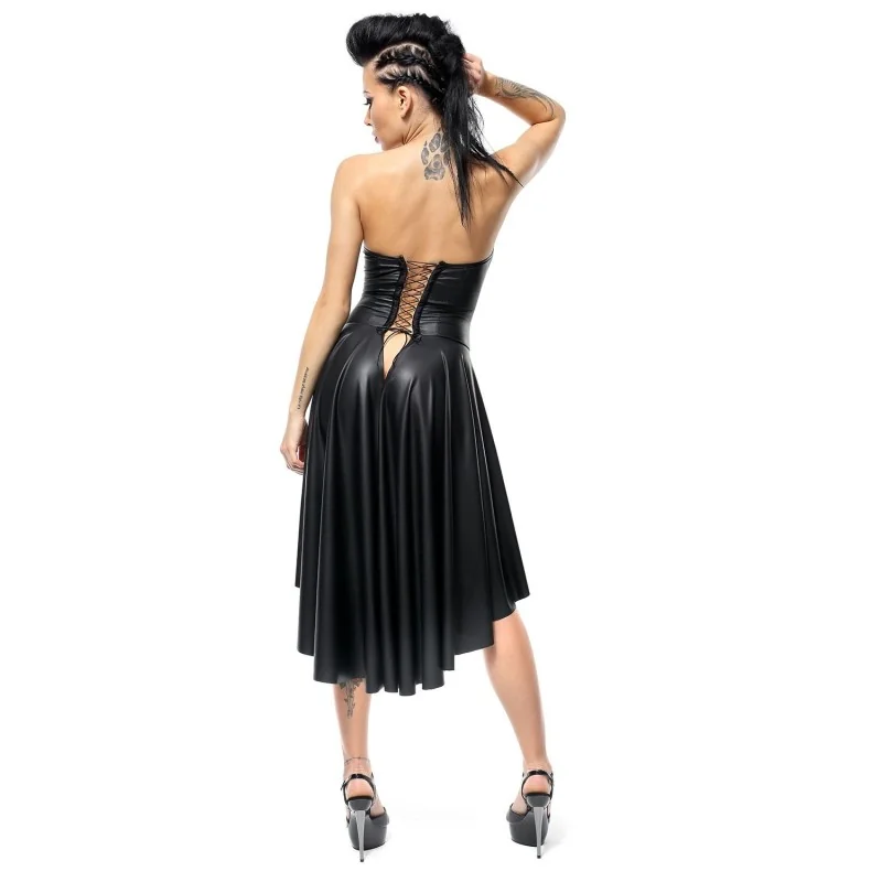 Schwarzes Kleid De438 von Demoniq Hard Candy Collection kaufen | Fesselliebe 2