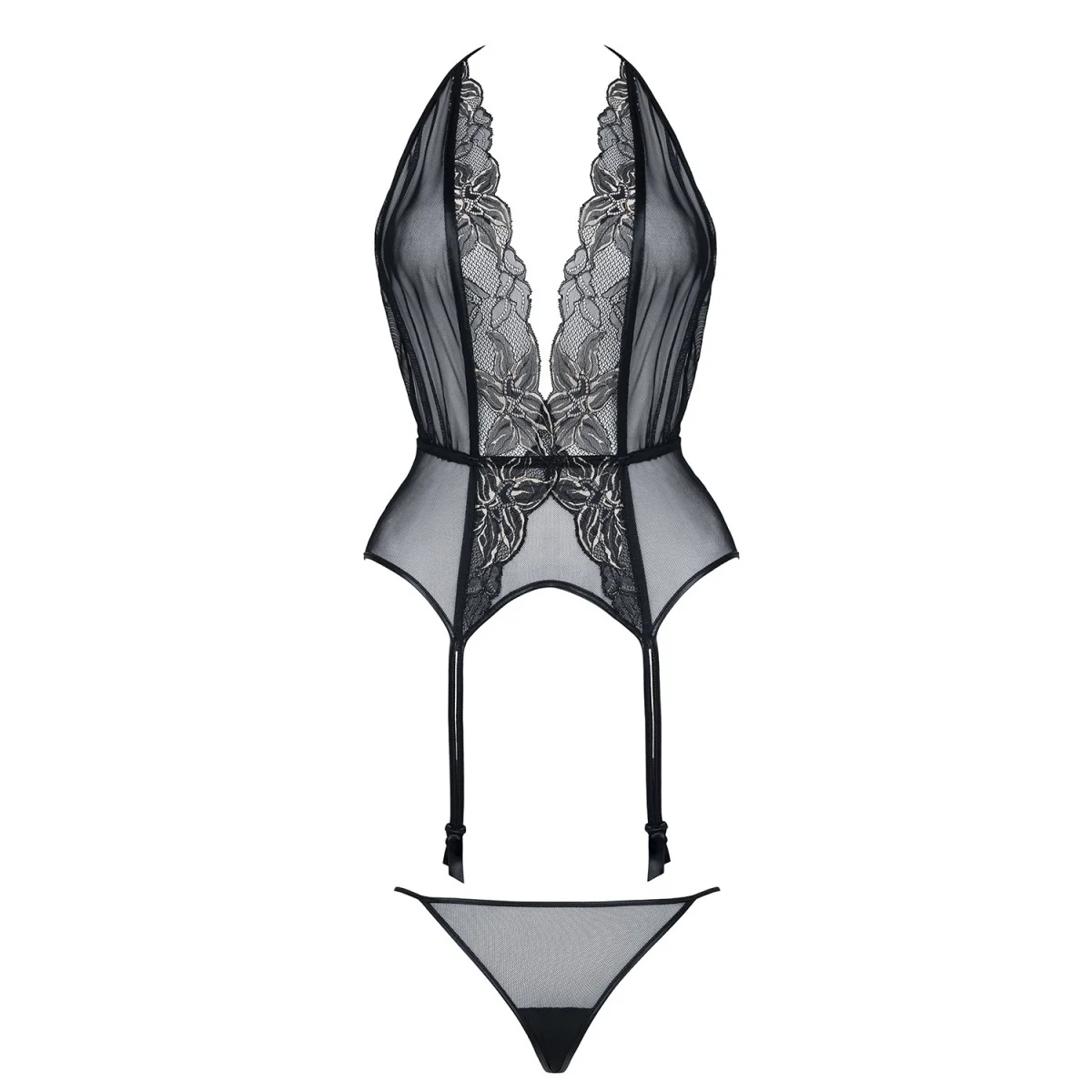 Schwarz/Goldenes Gorset Penelope von Demoniq Magnetic Collection kaufen | Fesselliebe