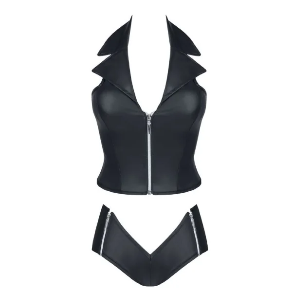 Schwarzes Set Eva von Demoniq Hard Candy Collection kaufen | Fesselliebe