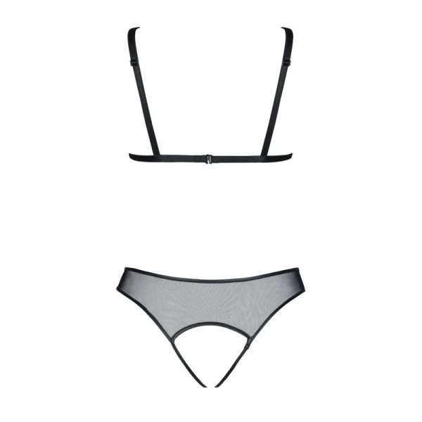 Schwarzes Set Pola von Demoniq Look At Me Collection kaufen | Fesselliebe