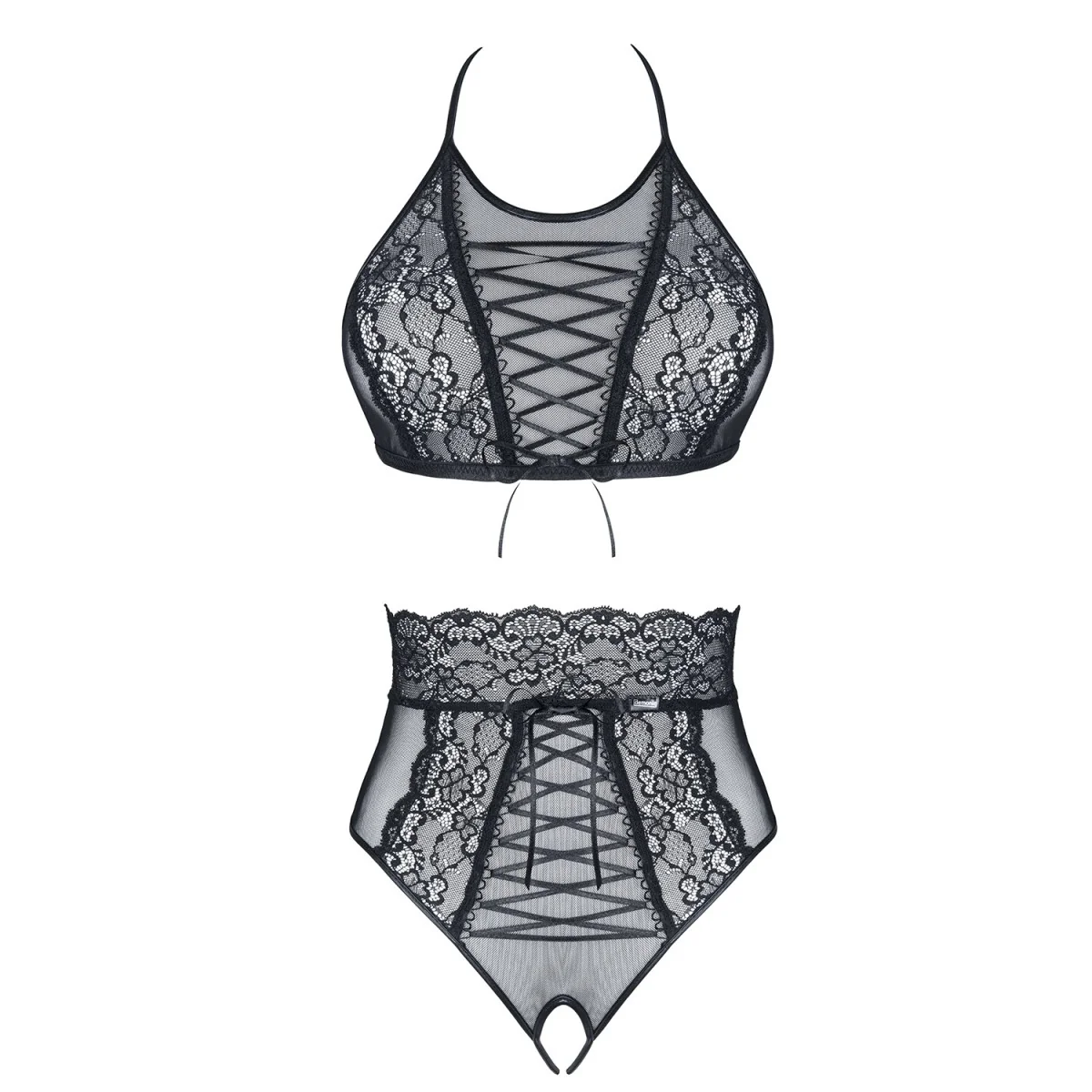 Schwarzes Set Mireille von Demoniq Look At Me Collection kaufen | Fesselliebe