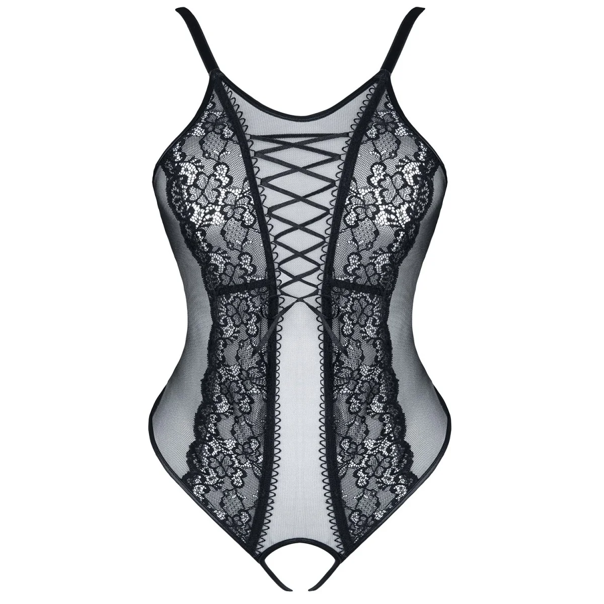 Schwarzer Ouvert Body Margot von Demoniq Look At Me Collection kaufen | Fesselliebe