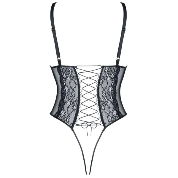 Schwarzer Ouvert Body Margot von Demoniq Look At Me Collection kaufen | Fesselliebe