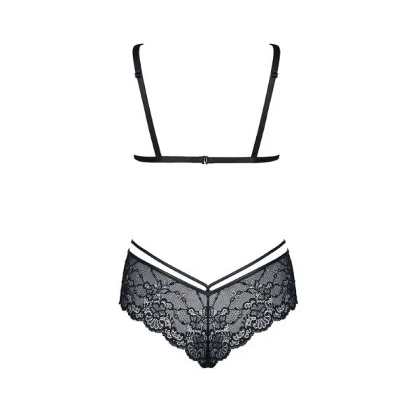 Schwarzes Set Grace von Demoniq Look At Me Collection kaufen | Fesselliebe