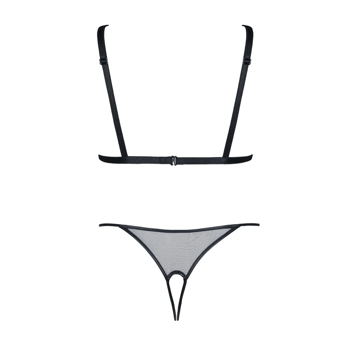 Schwarzes Set Gabrielle von Demoniq Look At Me Collection kaufen | Fesselliebe