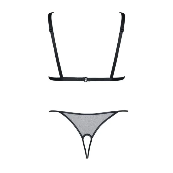 Schwarzes Set Gabrielle von Demoniq Look At Me Collection kaufen | Fesselliebe