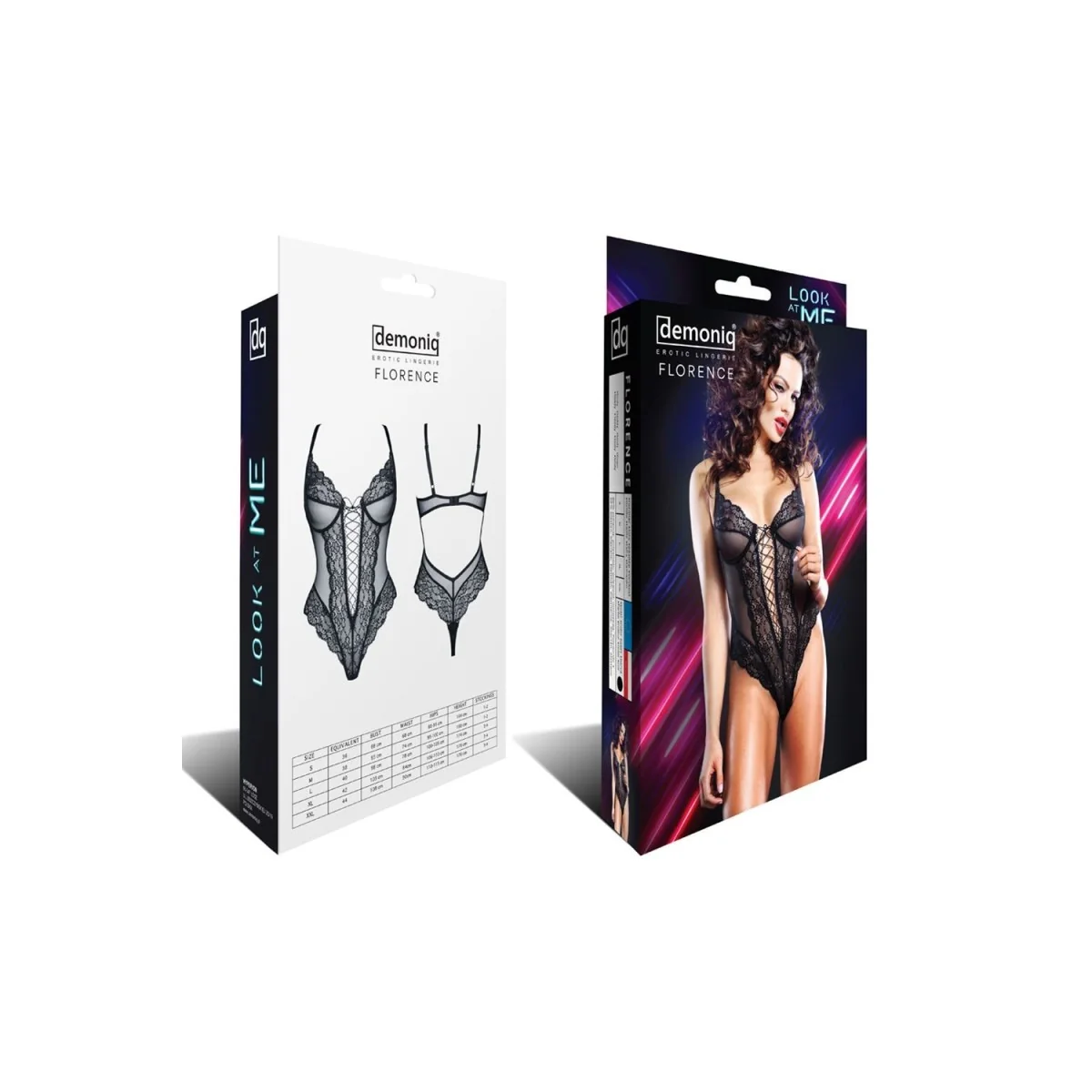 Schwarzer Body Florence von Demoniq Look At Me Collection kaufen | Fesselliebe