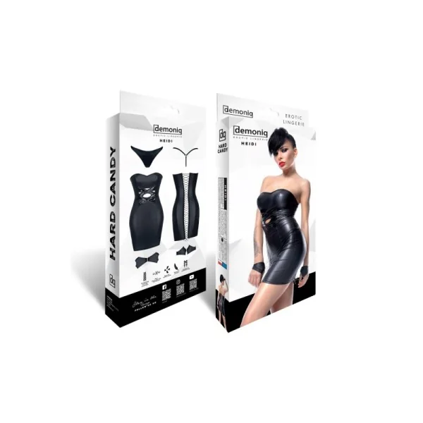 Schwarzes Minikleid Heidi von Demoniq Hard Candy Collection kaufen | Fesselliebe