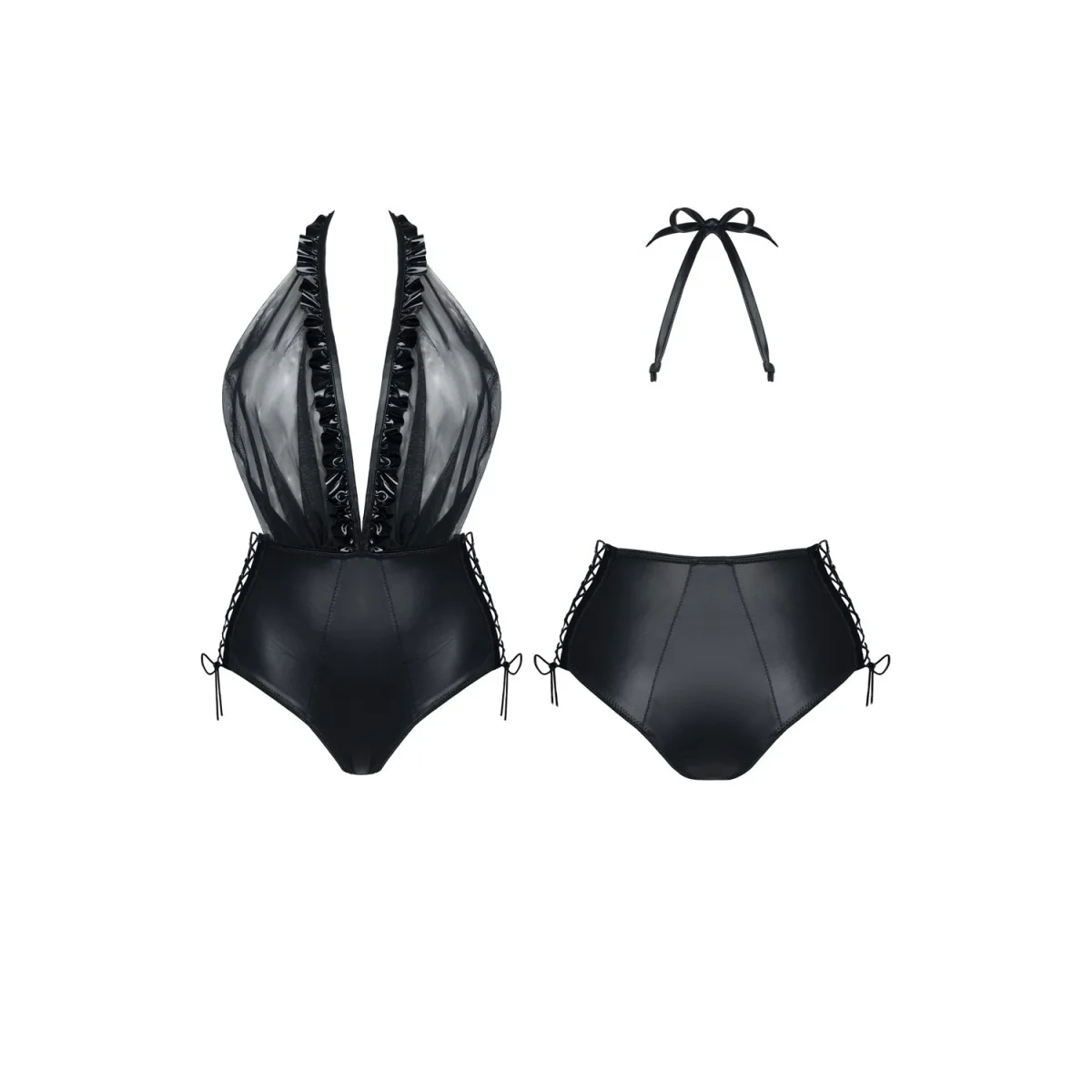 Schwarzer Body Carmen von Demoniq Hard Candy Collection kaufen | Fesselliebe